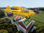 "Round the Patch" - Sam Lyons - Piper PA-18 Super Cub Aviation Art